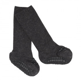 GoBabyGo protiskluzové ponožky bambusové  tmavě šedé