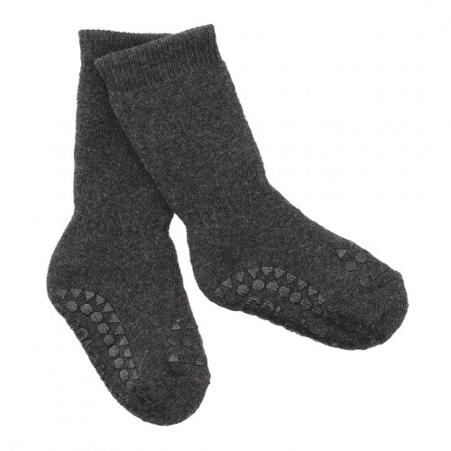 GoBabyGo protiskluzové ponožky tmavě šedé